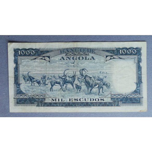 Angola 1000 Escudos 1970 F+