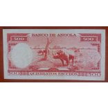 Angola 500 Escudos 1970 VF