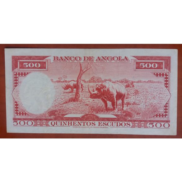Angola 500 Escudos 1970 VF