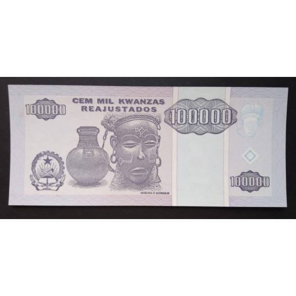 Angola 100000 Kwanzas 1995 Unc