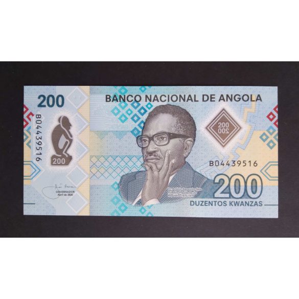 Angola 200 Kwanzas 2020 Unc 