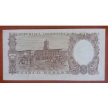 Argentina 5 Pesos 1960 XF