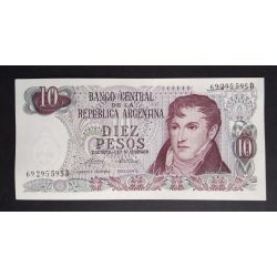 Argentína 10 Pesos 1975 Unc