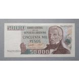 Argentina 50000 Pesos 1980 Unc