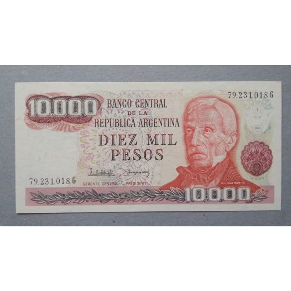 Argentina 10000 Pesos 1983 Unc