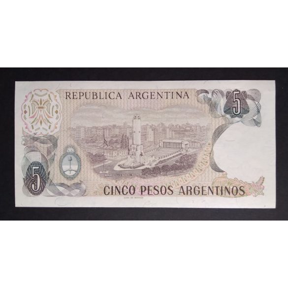 Argentina 5 Pesos 1983 Unc