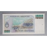 Argentina 1000 Pesos 1984 Unc
