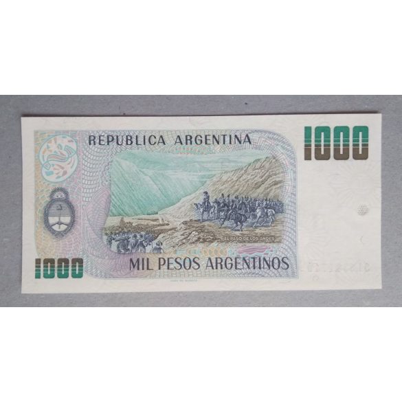 Argentina 1000 Pesos 1984 Unc