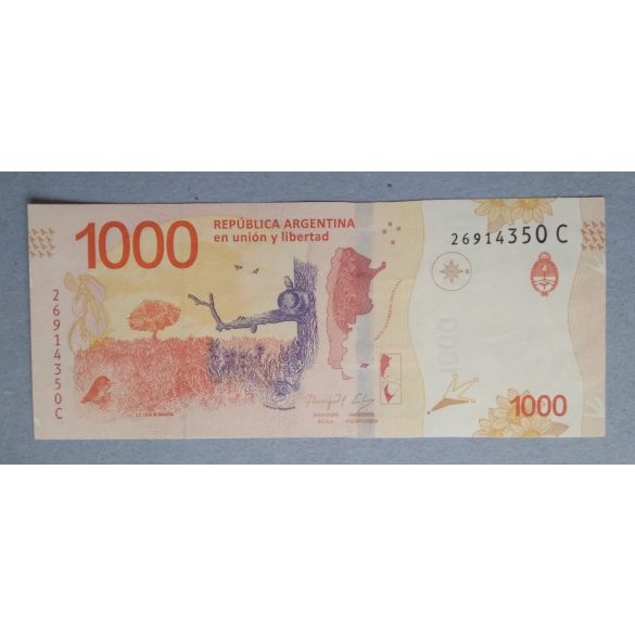 Argentina 1000 Pesos 2018 Unc