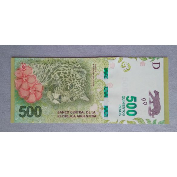 Argentína 500 Pesos 2019 Unc