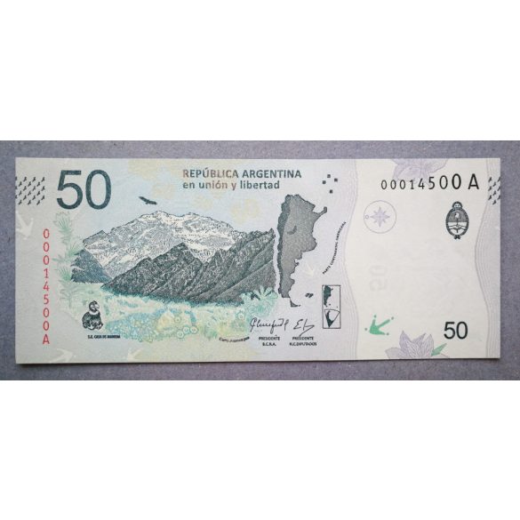 Argentina 50 Pesos 2018 Unc