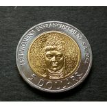 Australia 5 Dollars 1947 UNC bicolor - Women's Enfranchisement commemorative coin