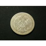 Austria-Hungary 10 Krajczár 1868 1.5 g silver