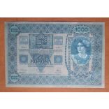 Ausztria-Magyarország 1000 Korona 1902 Deutschösterreich felülbélyegzés XF+