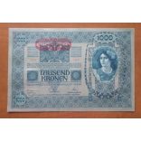 Ausztria-Magyarország 1000 Korona 1902 Deutschösterreich felülbélyegzés XF+