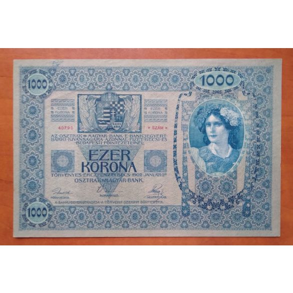 Austria-Hungary 1000 Korona 1902 Deutschösterreich Aunc