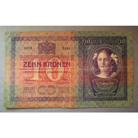 Ausztria-Magyarország 10 Korona/10 Kronen 1904 F+