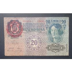 Austria-Hungary 20 Korona 1913 VF