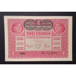 Ausztria-Magyarország 2 Korona 1917 Deutschösterreich XF