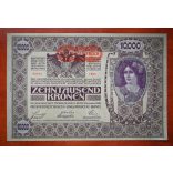 Ausztria-Magyarország 10000 Korona 1918 XF