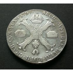   Ausztria Osztrák-Németalföld I. Ferenc 1 Koronástallér E 1797  29,4 g ezüst