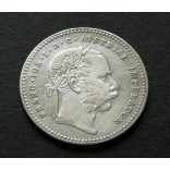 Ausztria-Magyarország Ferenc József 20 Krajcár 1869 2,6 g ezüst