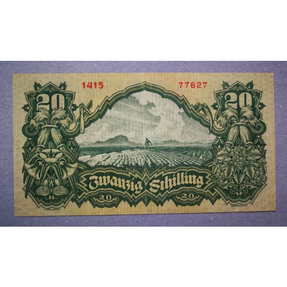 Ausztria 20 Schilling 1928 VF