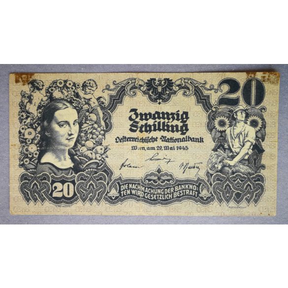 Austria 20 Schilling 1945 F-