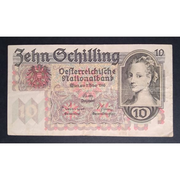 Ausztria 10 Schilling 1946 VF-