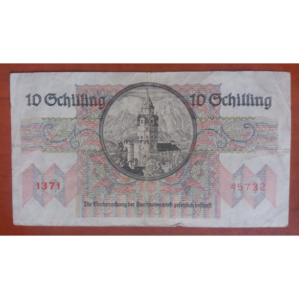 Austria 10 Schilling 1946 F
