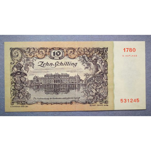 Ausztria 10 Schilling 1950 XF