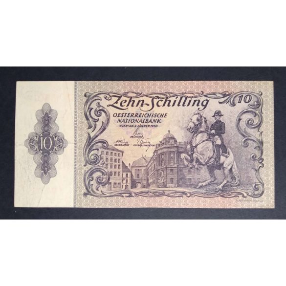 Ausztria 10 Schilling 1950 VF