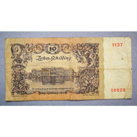 Ausztria 10 Schilling 1950 VG+