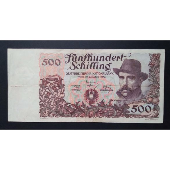 Austria 500 Schilling 1953 VF