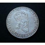 Ausztria 50 schilling 1965 20,04 g ezüst