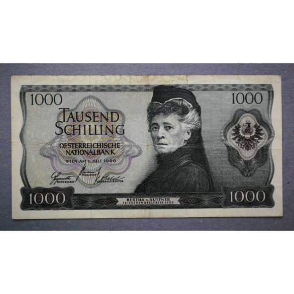 Ausztria 1000 Schilling 1966 F