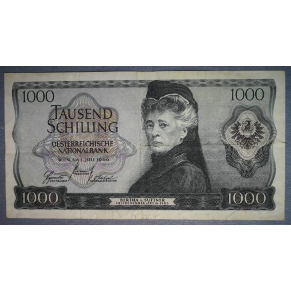 Austria 1000 Schilling 1966 VF-