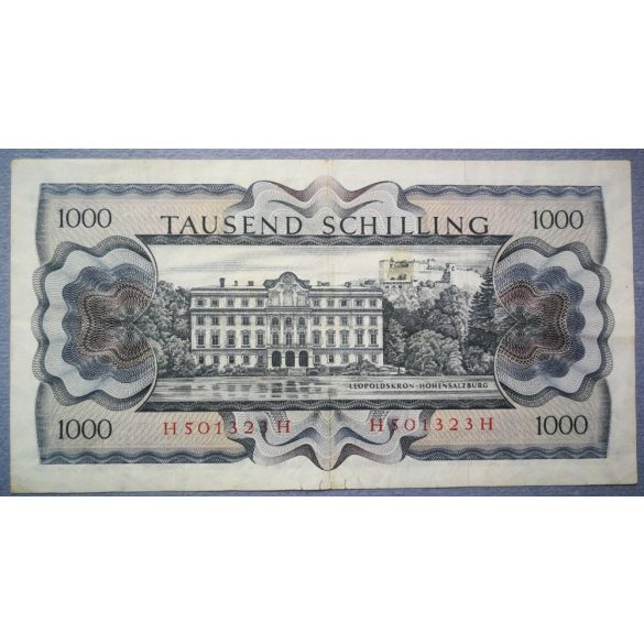 Austria 1000 Schilling 1966 VF-