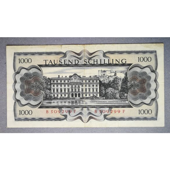 Ausztria 1000 Schilling 1966 F