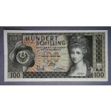 Ausztria 100 Schilling 1969 VF