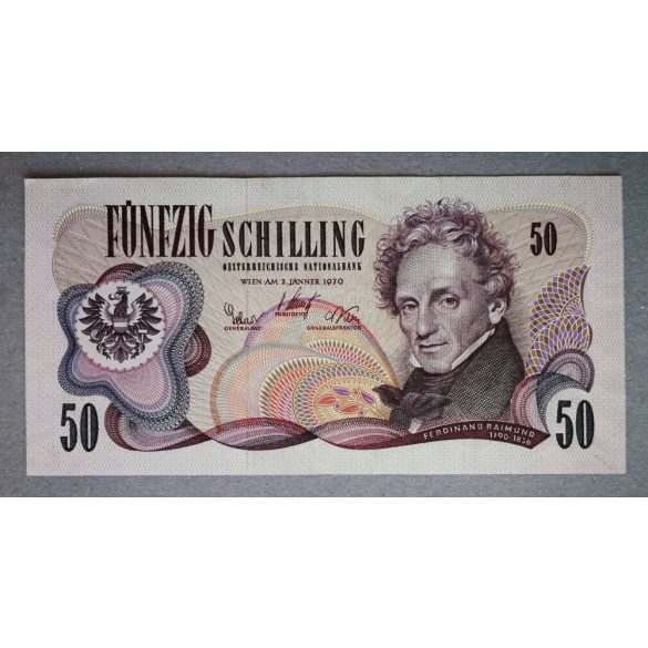 Ausztria 50 Schilling 1970 VF