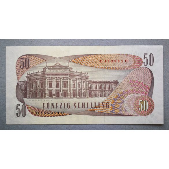 Ausztria 50 Schilling 1970 VF