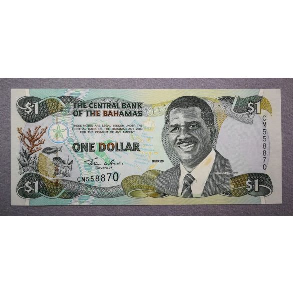 Bahamas 1 Dollar 2001 Unc