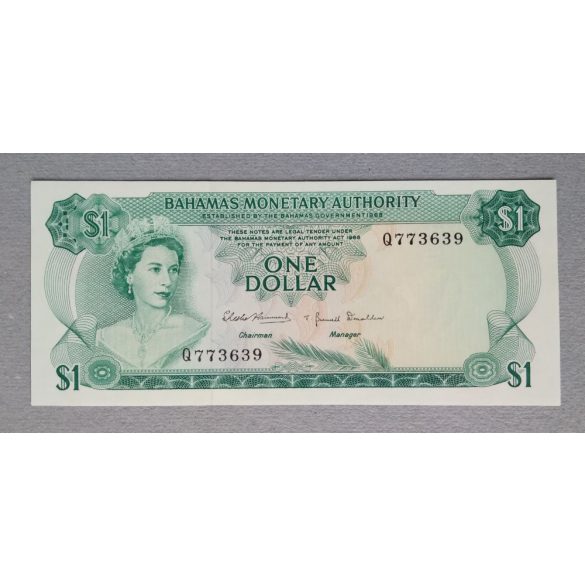 Bahamas 1 Dollar 1968 Unc