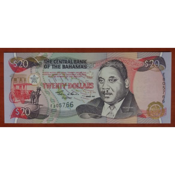 Bahama-szigetek 20 Dollars 1997 UNC