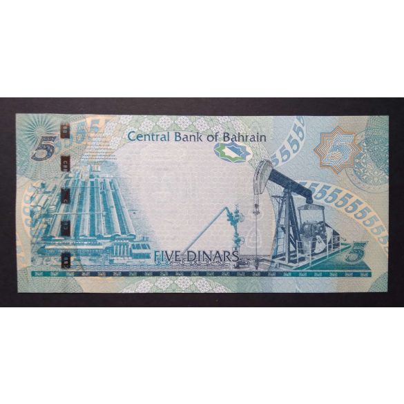 Bahrain 5 Dinar 2006 Unc 