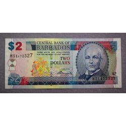 Barbados 2 Dollar 2007 UNC