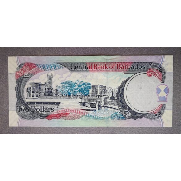 Barbados 2 Dollar 2007 UNC