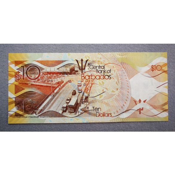 Barbados 10 Dollars 2013 UNC