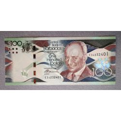 Barbados 100 Dollars 2016 UNC-